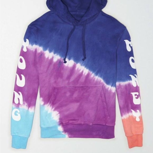 American Eagle x Young Money Tye Dye Hoodie Sweatshirt - Picture 7 of 7